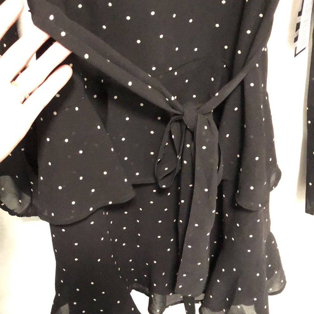 NWT HYFVE black and white polka dot dress! Size M - Picture 4 of 7